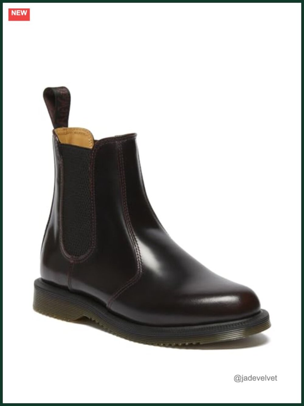Dr. Martens Flora Leather Chelsea Boots Ankle Booties